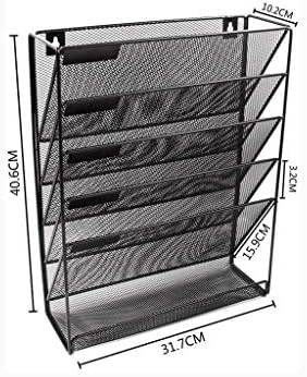 Стойка за джобен магазини MHYFC, покрит с Черно прахово покритие, Здрава конструкция от търговски стомана (Цвят: D)