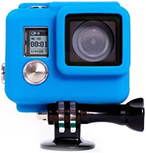 XSories силиконов калъф за корпуса на камерата GoPro Hero 3/3 +, GoPro 3, Аксесоари за GoPro 3, Аксесоари за GoPro 3 +, Аксесоари за GoPro (Процес синьо)