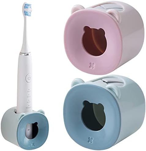 Електрически Държач за четка за зъби, Опаковка от 2 Електрически Притежателите за Четка за Зъби Самоклеящийся Стенен