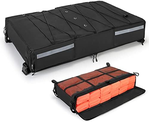 Чанта Fasrom T-top за съхранение на спасителни жилетки на лодка, с капацитет до 4/6 спасителни жилетки тип II, черен