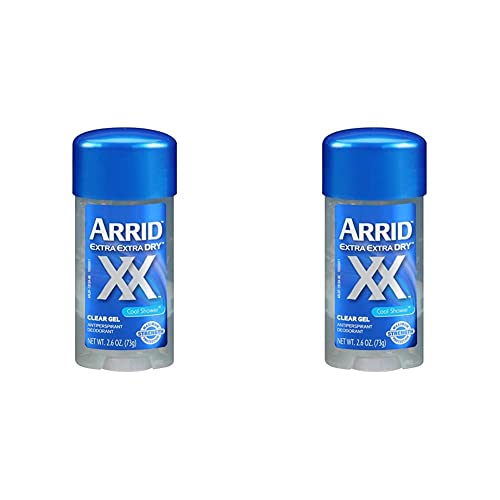 Прозрачен гел против изпотяване и Дезодорант за душата Extra Dry Cool от Arrid, 2,8 унции (опаковка от 2 броя)