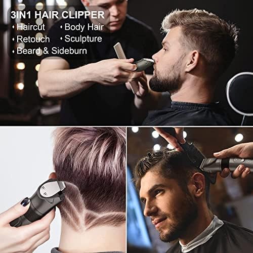 Машинки за Подстригване на коса за Мъже, Универсален Тример за Подстригване на Коса за Мъже, Професионални Електрически