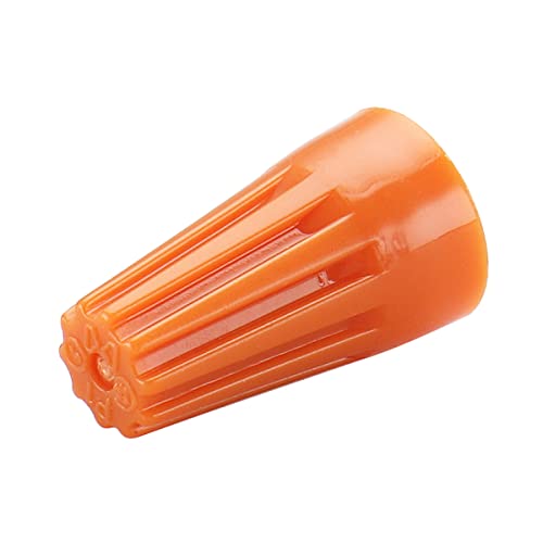 Съединител тел Baomain P1 22-16 AWG x2 с възможност за лесно навинчивания покриване на максимално напрежение 300 В Оранжева опаковка от 100