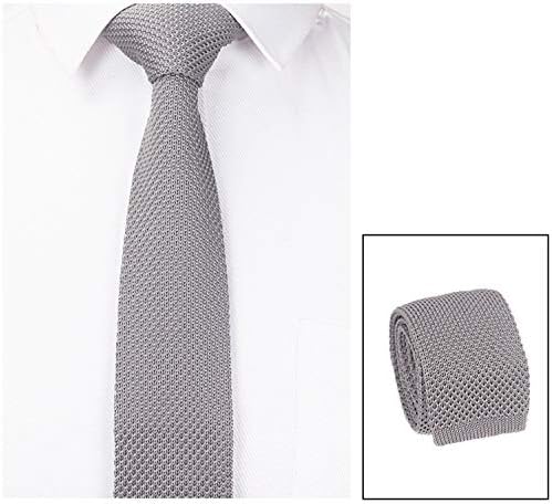 Мъжки Вязаный Вратовръзка, Тесни Вязаный Вратовръзка, Ретро Случайни Вратовръзка за Сватба, Бизнес Монофонични Официална Вратовръзка