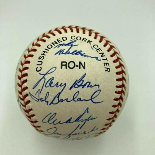 1992 Отбор Филаделфия Филис Подписа Официален договор с Националната бейзболна лига - Бейзболни топки с автографи