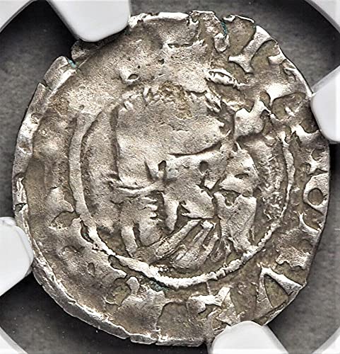 1483-1498 година. крумовград, Средновековна Франция Рицарски Кръст на Кръстоносците Стара Френска монета на Средновековието