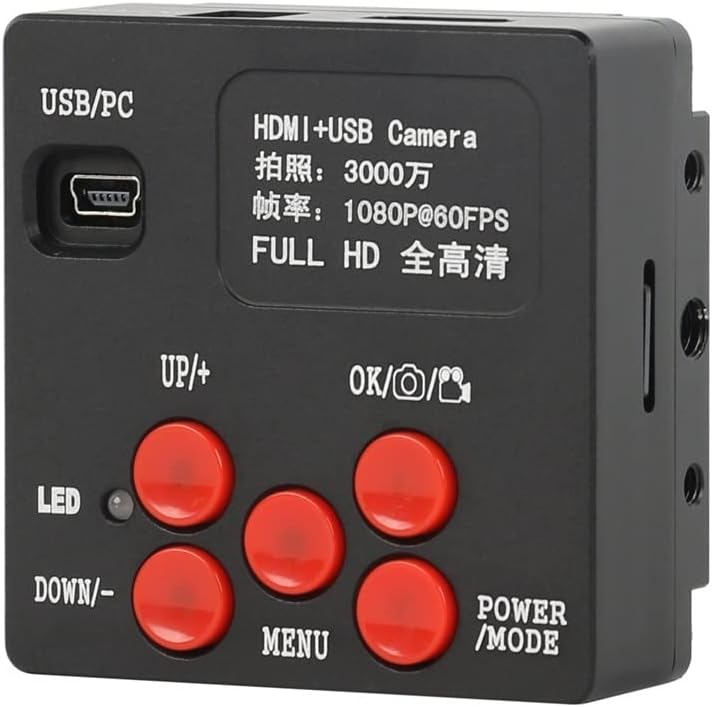 Комплект аксесоари за микроскоп за възрастни 30MP 2K HDMI Микроскоп, Камера 1/2 Обектив Адаптер Simul-Focus Тринокулярный