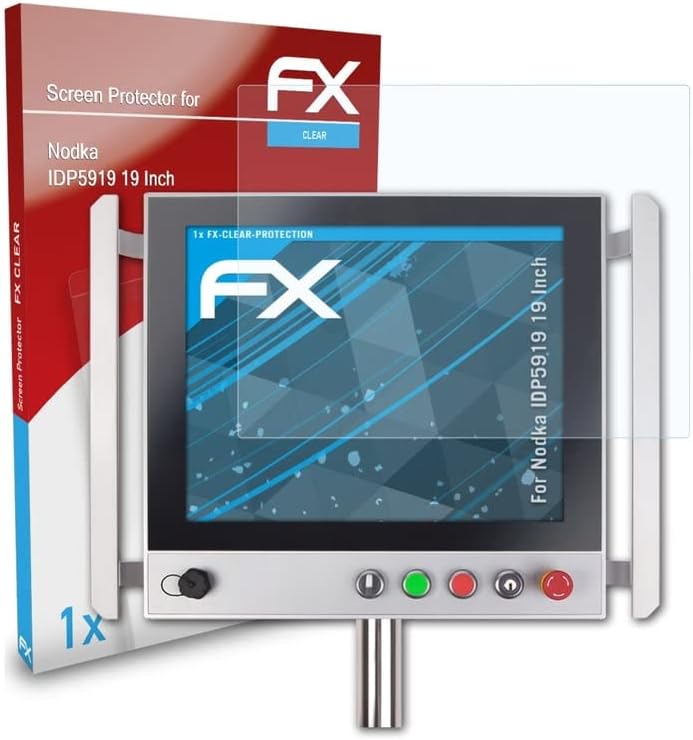 Защитно фолио atFoliX за екрана, която е съвместима с 19-инчов защитен филм Nodka IDP5919, ултра-Прозрачно защитно фолио FX