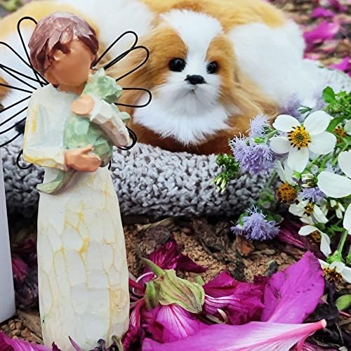 Фигурки Ангел HEHELIFE, Запомнящи се подаръци за кучета при Загуба на домашни любимци, Скульптурная Фигурка с ръчно