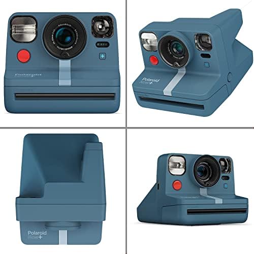 Polaroid Now + Камера - Синьо-Сива | Цветен Филм i-Type | Албум | Пластмасови рамки