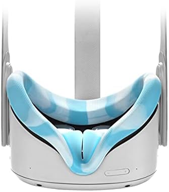 Здрава Силиконова подплата за очи със защита от изпотяване, Цветен хастар за очите Oculus Quest2, Предотвращающая