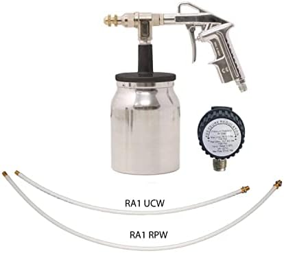 Пистолет за нанасяне на химически покритие + комплект спрей пръчки + регулатор за подаване на въздух (RA1T + RA1SWK)