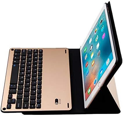 Аксесоари за таблети MYLPDZSW на GALIA за iPad Pro 9,7 / Въздух 1 2, Луксозен Калъф, флип-надолу Кожена капачка със защитен алуминиева клавиатура Bluetooth, Калъф за таблет за iPad е 9,7 К?