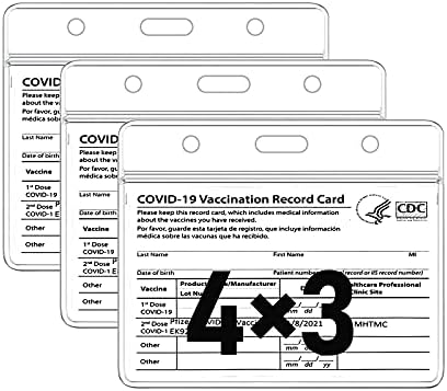 Протектор карта ваксина Водоустойчив Осъвременяване на Притежателя на карта за Ваксинация Идеален За картички запис