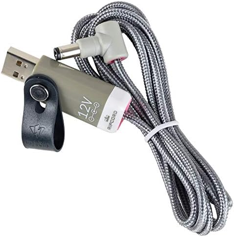 Захранващ кабел myVolts Ripcord от USB до 12 vdc, съвместим с безжична система Shure QLX-D
