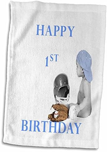 Кърпи за специални случаи 3dRose Florene - От Първият ден на раждането на Момче (twl-80699-1)