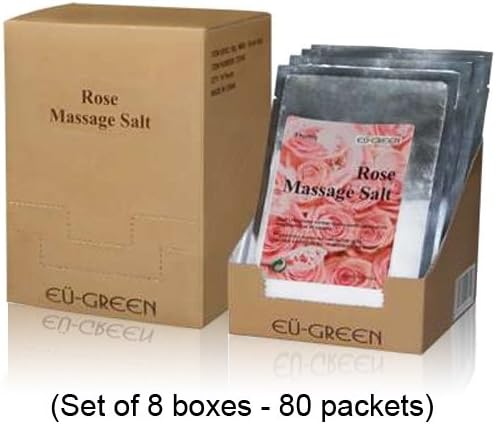 Royal Massage Натурална Морска сол В Калъф За Минерални Масажни соли (80 x 80 г) - Розов
