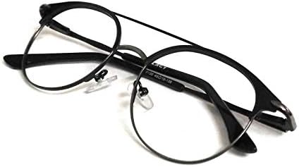 Очила за четене На lifestyle Прогресивно фотохроматические + 2,00 Кръгли Черни Club Master Metal 49 мм Unisex_alacfrpr1634