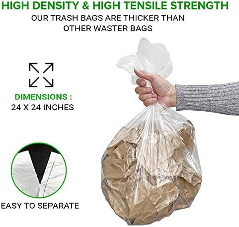 Пакети за рециклиране Supple's Home - 100 x 8-галлоновых торби за събиране на отпадъци за рециклиране и пакети за боклук в банята.