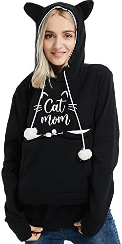 Дамски блузи-пренасяне за домашни любимци, пуловери, блузи, държач за кучета и котки, голяма чанта-переноска, руното hoody с качулка
