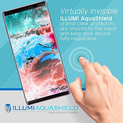 Защитно фолио ILLUMI AquaShield, съвместима с Samsung Galaxy Note 9 (2) (съвместим с чехлами) Прозрачна Гъвкава филм TPU