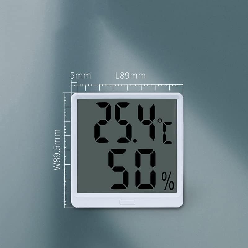 Точност гигрографический термометър температурата и влажността в помещението QUUL, машина за висока точност Електронен термометър за мокро и сухо (Цвят: D, Размер: 89 *