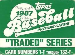 Topps 1987 Продадени Пълен набор от бейзболни картички, НЕРАСПЕЧАТАННЫЙ -Пълен набор от 132 карти