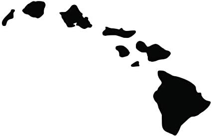 Хавайските Острови Vinyl Стикер Стикер На прозореца на Колата Броня 6,5 инча Premium Качество, Устойчиви На uv радиация