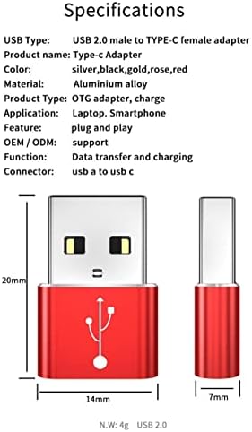 Адаптер за Datalogic Memor 10 (адаптер от BoxWave) - Устройство за превключване на порта USB-A-C (5 бр.), USB