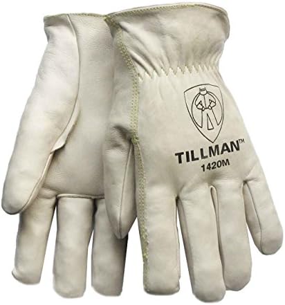 Ръкавици за шофьори от Телешка кожа по-високо качество на Tillman 1420 клас А, Средно