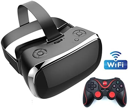 Очила за виртуална реалност All in One Очила за виртуална реалност с 5,5-инчов 2K дисплей Поддържат 3D-кино, игра (цвят: 2K черен)