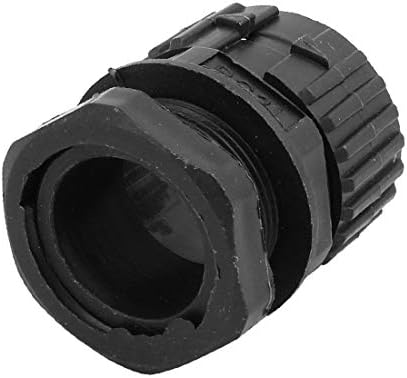 X-DREE 5шт Пластмасов кабелен въвеждане на вътрешен диаметър PG21 28,5 мм, черен от пръски (5 дупки) PG21 28,5 мм, вътрешен