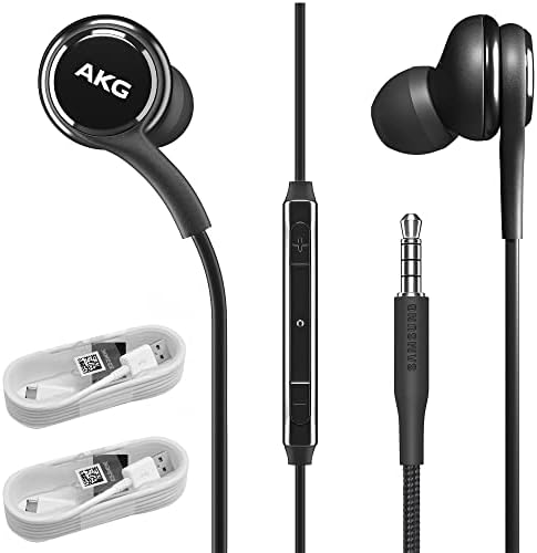 Слушалки Samsung AKG Оригиналните слушалки в ушите 3,5 мм, с дистанционно управление и микрофон за Galaxy A71, A31,