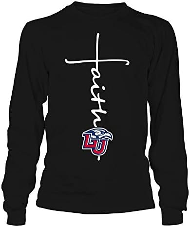 Тениска с фанатским принтом Liberty Flames - Вярата във формата на Кръст