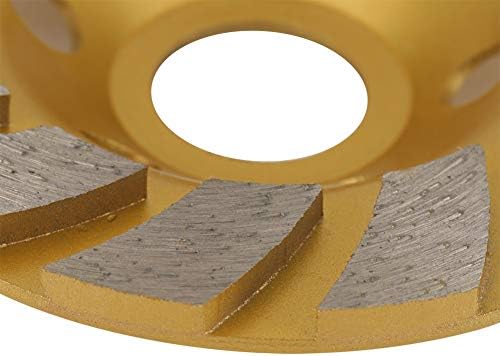 Мрамор Шлайфане кръг, Жълто Durable Опесъчаване диск с Въздушни отвори за Шлайфане на бетон