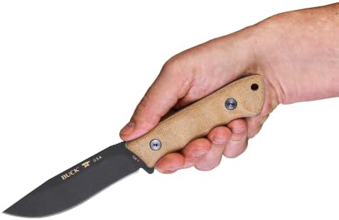 Походный нож Buck Knives 104 Compadre с фиксирано острие от кобальтово-сива стомана 5160 с покритие Cerakote 4-1/2