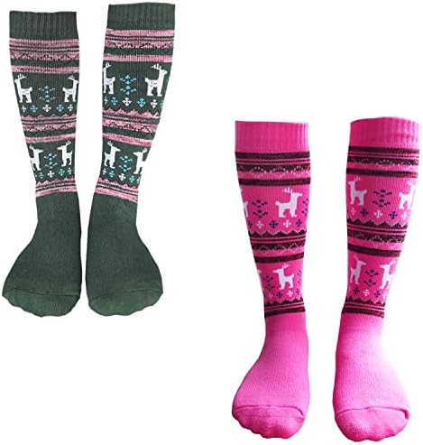 Детски ски чорапи Kalakids, 1 опаковка/3 опаковки, Зимни Чорапи за Сноуборд, Термоноски За Момчета и Момичета, Деца