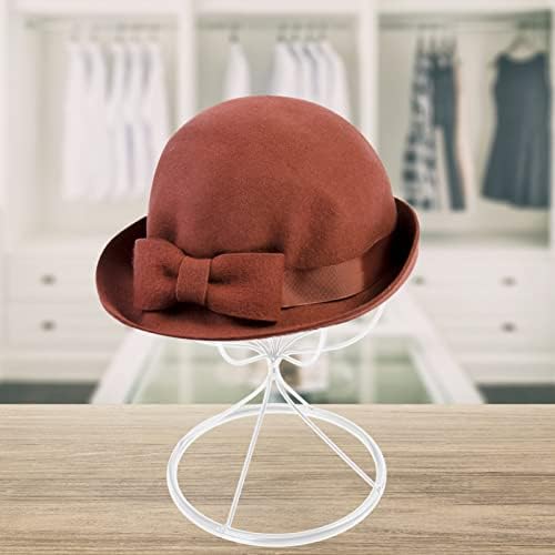 Носилка за шапки Cabilock, Модерна Метална Метална Поставка за шапки, Стойка за шапки и Кепок, Настолна Поставка