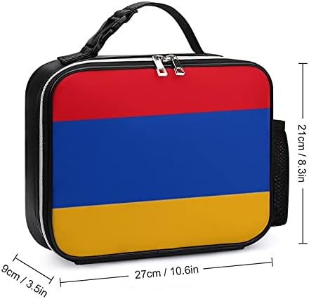 Знаме На Армения Множество Чанта-Тоут За Обяд Изолиран Контейнер-Обяд-Бокс За Офис Работа, Пикник И Пътуване