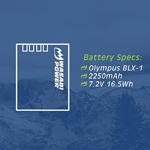 Батерия Wasabi Power за Olympus BLX-1 и Olympus OM System OM-1