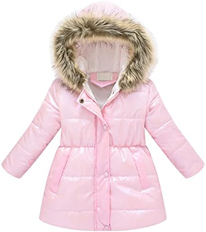 Детски Деца Момичета Зимата Гъст Топло Ветрозащитное Палто С Качулка На Горно Облекло Яке Дрехи За Момичета Малко