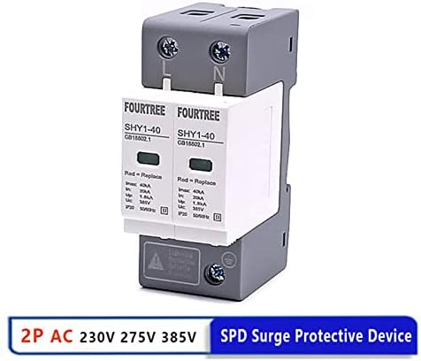 DJDLFA 2P Защита от пренапрежение ac SPD 10-20 Ка/20-40 Цена /30 КА〜60 КА, Защита от мълнии за дома, Низковольтный разрядник,