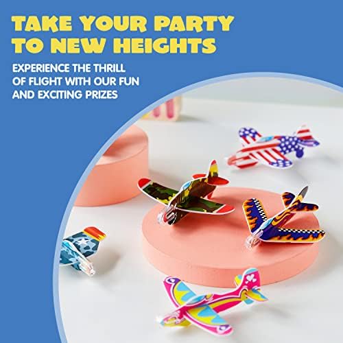 JOYIN 72 Опаковане на Играчки за партита с авиацията на Едро, Подаръци за Партита с Планерами-самолети с Индивидуални