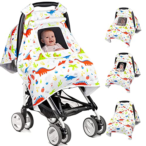 ZukoCert Детска Седалка на столчето за кола за момчета и Момичета, Покривала за автомобилни Седалки за Бебета, 2 Слой