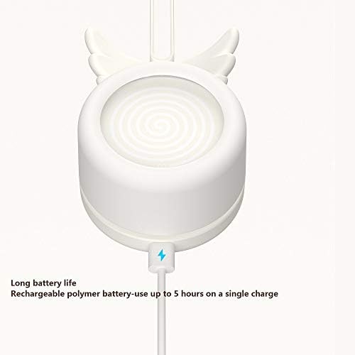 Kiirie Вграден Акумулаторна батерия за Преносим Мини-вентилатор без ръце, с ниско ниво на шум и силен въздушен поток, подходящ