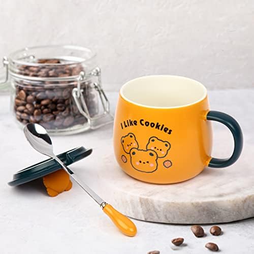 Керамични Кафеена чаша pinhon ceramics с сладък Мечок, Чаша за чай, чаша за мляко за офиса и дома, чашата за Кафе на 15 мл с