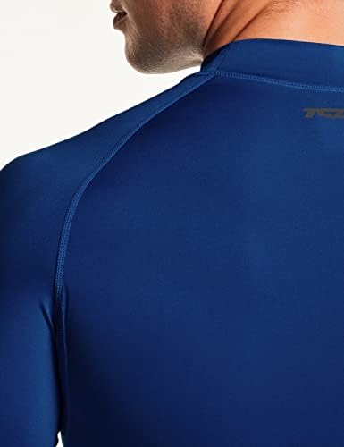 TSLA Мъжки Защита От Акне UPF 50 + и е С дълъг Ръкав, Бързосъхнеща Тениска За плуване С защита От Uv/SPF, Ризи За по Плуване