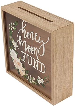 Подарък кутия Hanna Roberts Honey Moon Fund and Card в Селски стил с Микс от дизайн на Цветни Гирлянди за Сватби, рожденни