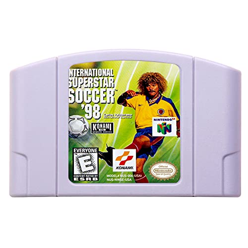 Нова Игра Касета N64 International Superstar Soccer'98 Американската Версия NTSC За Игра на карти Конзола N64