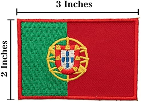 A-ONE Опаковка от 2 теми - Емблемата на Лисабонската кулата Белем + Жени и нашивка с ревери хартата на Португалия,